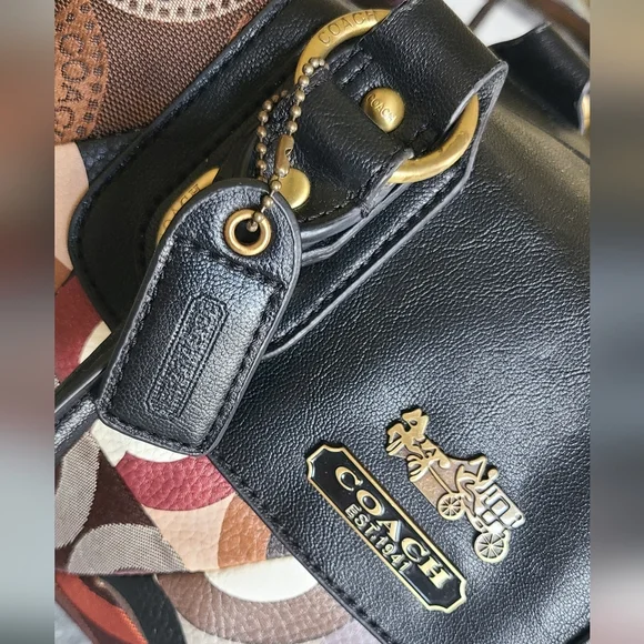 Coach Patchwork Shoulder Bag - Picture 2 of 16